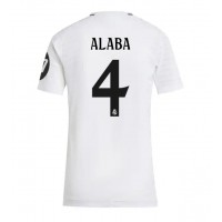 Real Madrid David Alaba #4 Domáci Ženy futbalový dres 2024-25 Krátky Rukáv